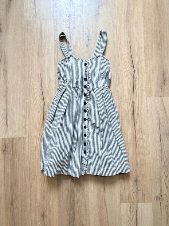 dear creatures Dresses & Skirts - dear creatures Cream and Black Striped Mini Dress